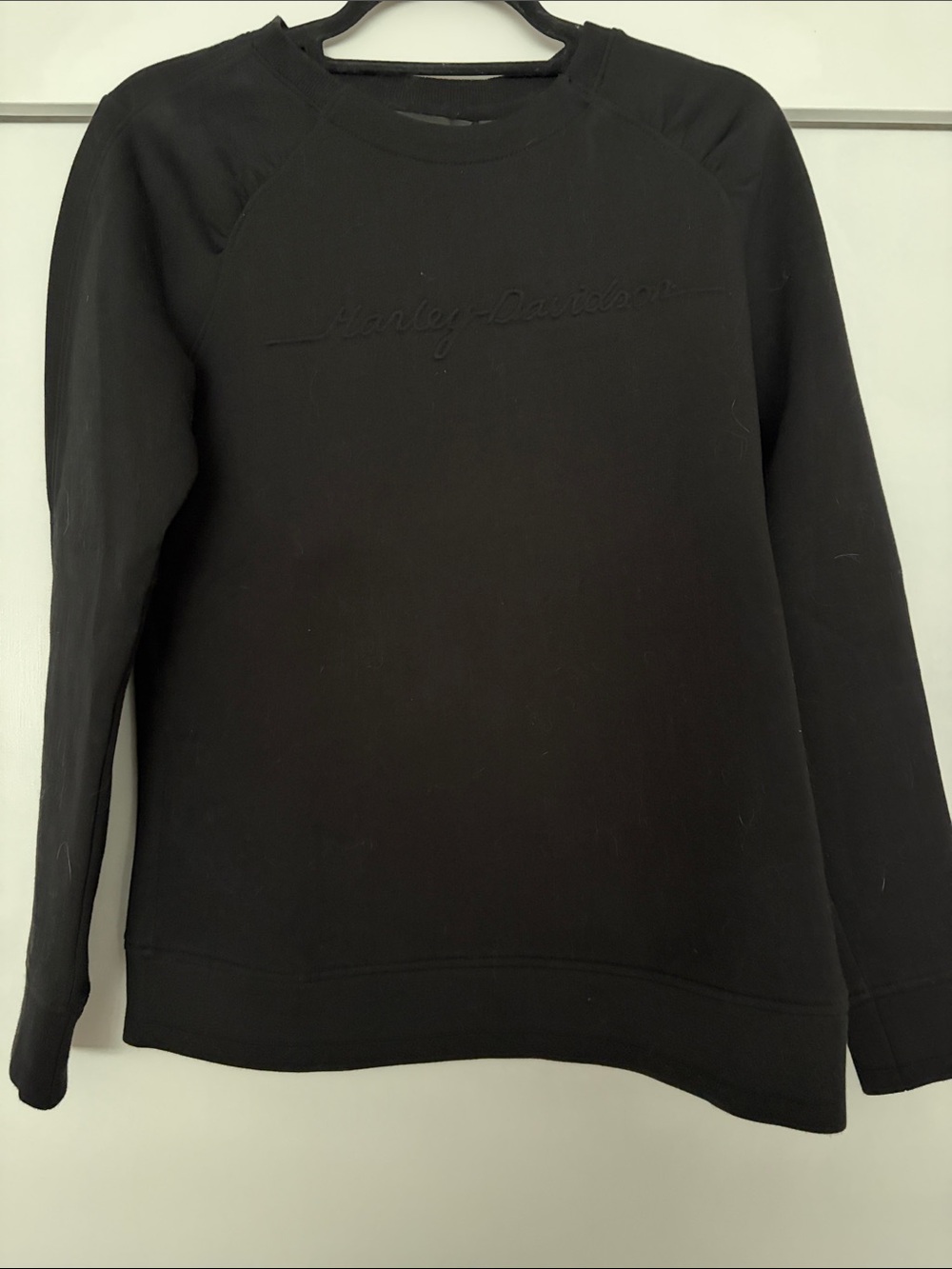 Harley-Davidson Women’s Embossed Logo Crewneck Sweater